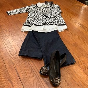 NWT shirt sweater combo from Dress Barn.